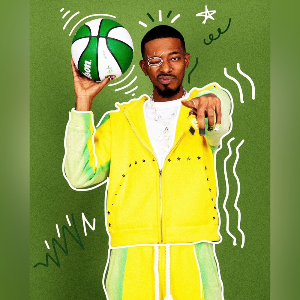 Yellow and Green Hoodie
